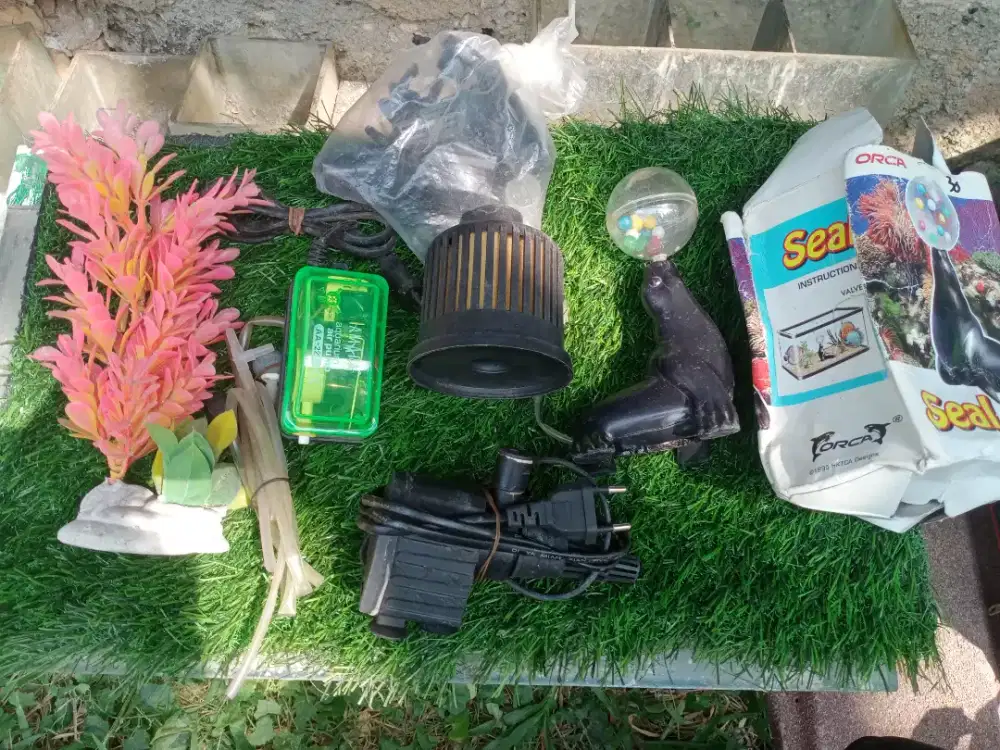 Alat2 keperluan untuk aquarium hias lengkap