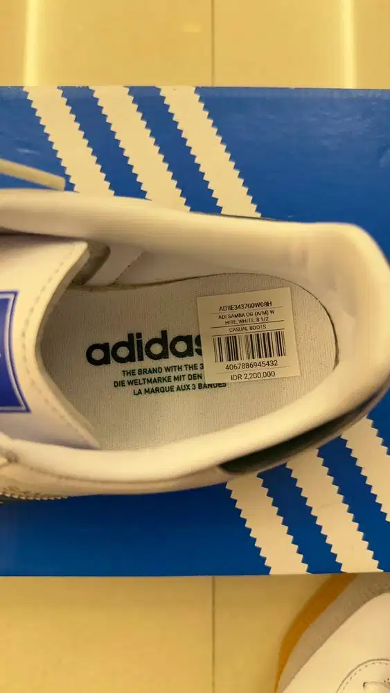 Adidas Samba OG White Collegiate Green Gum