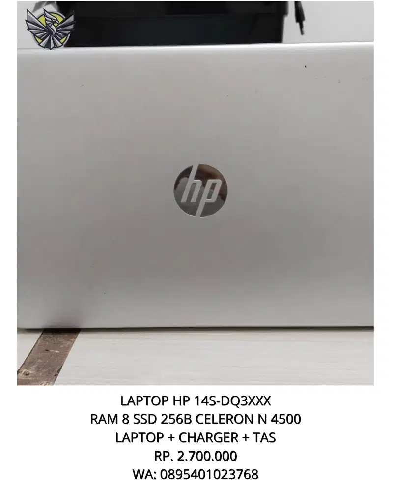 LAPTOP HP 14S-DQ3XXX | RAM 8GB SSD 256GB