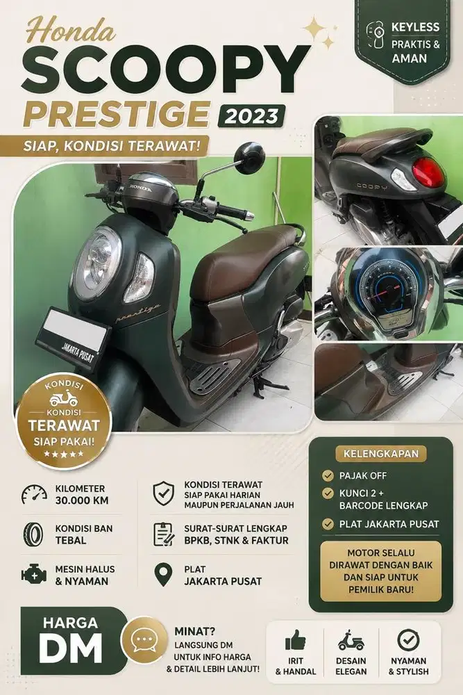Honda Scoopy Prestige 2023