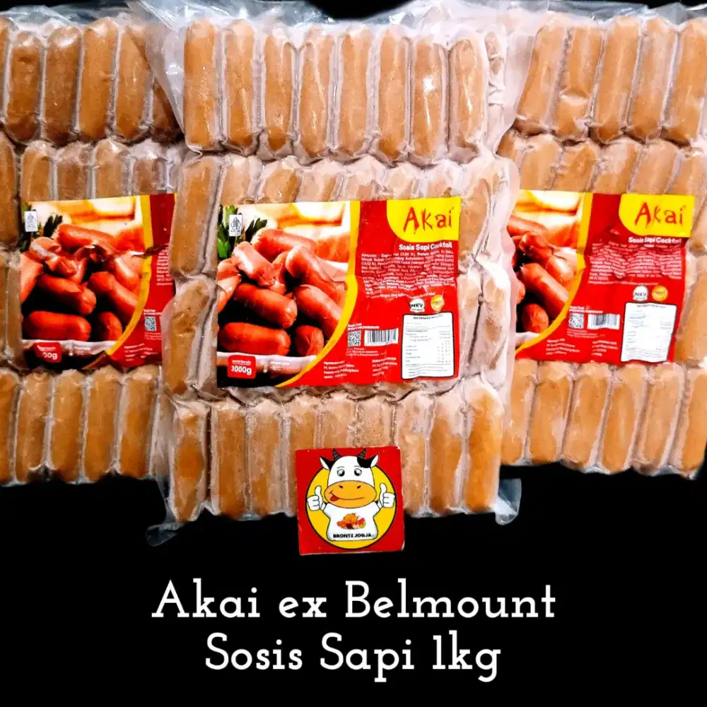 Akai sosis sapi 1kg - Brontz Jogja