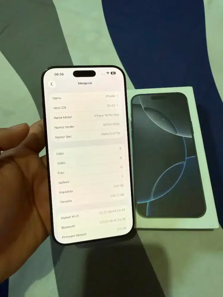 iPhone 16 pro max 256gb iBox