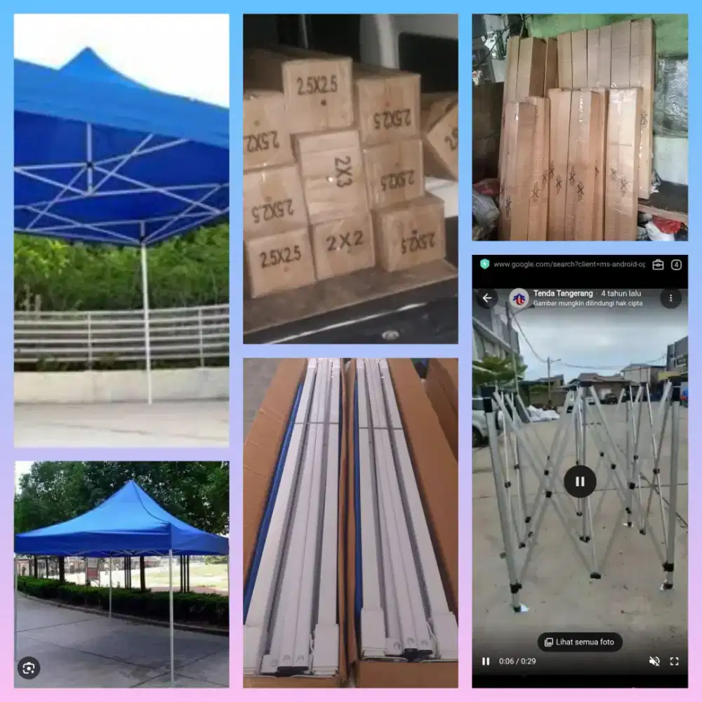 Tenda lipat 2x2