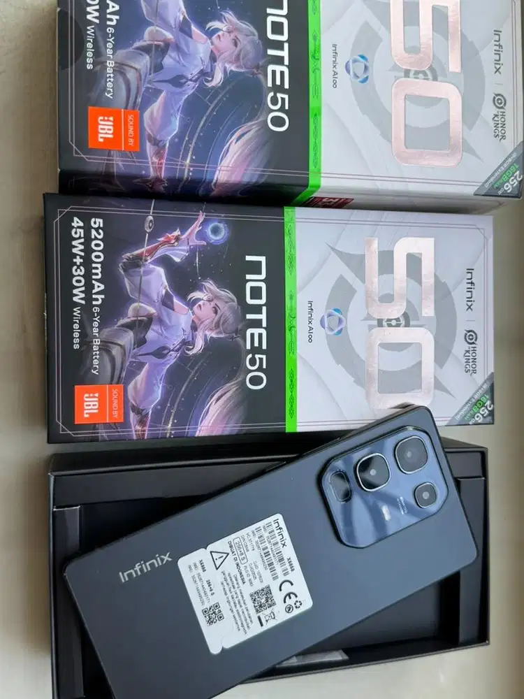 Infinix note 50 8/256GB LENGKAP
