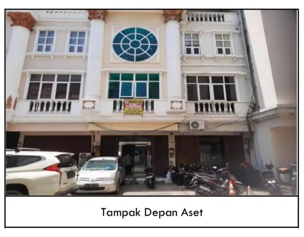 DISEWAKAN RUKO 3 1/2  LANTAI DI RUKAN CROWN PALACE TEBET JAKSEL