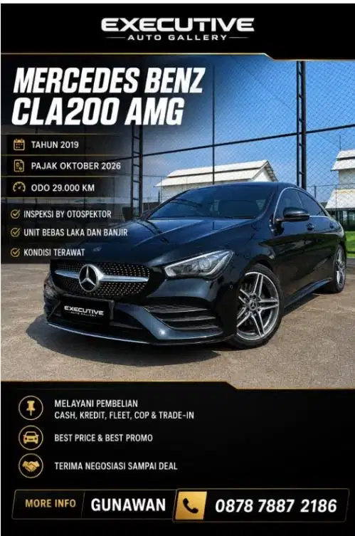 Mercedes Benz CLA200 AMG Tahun 2019
