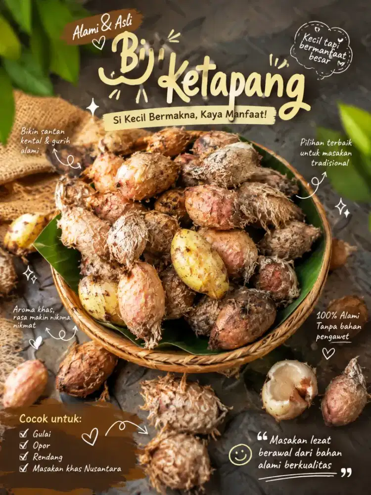 Biji Ketapang nyh guys