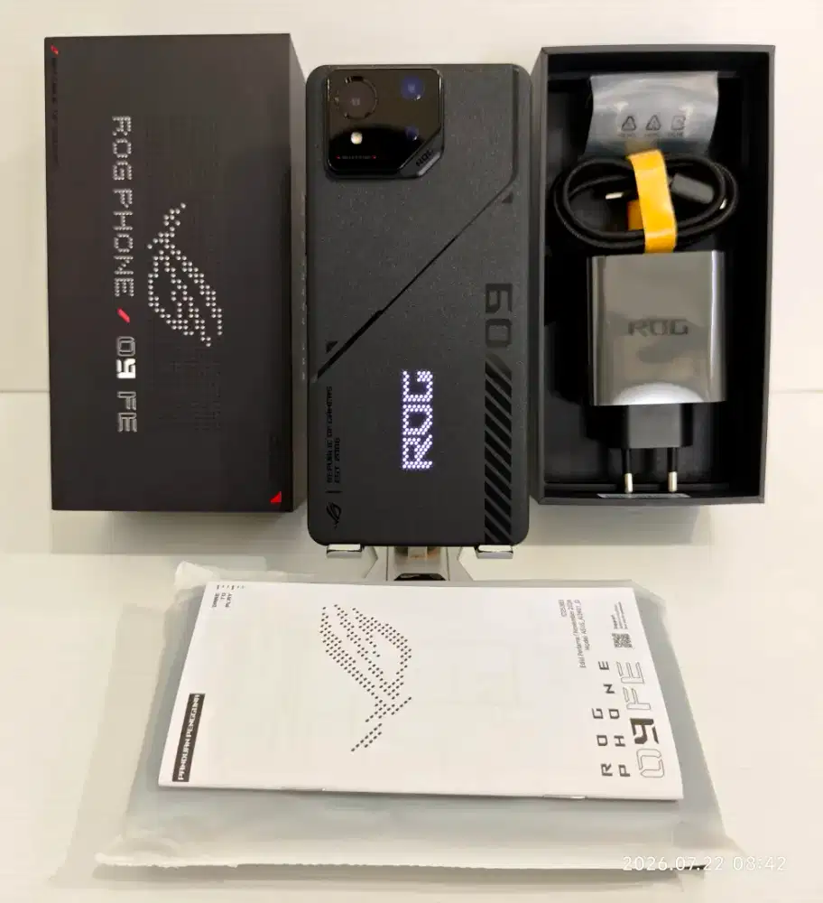 Asus Rog Phone 9FE 5G 12/512 Gb Likenew 98% Resmi Des 2026  bisa TT/BT