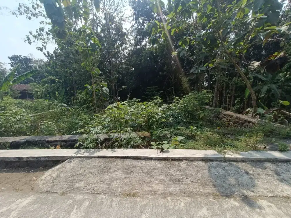 Dijual Cepat Tanah Pekarangan di Timur Kidfun Lokasi Sitimulyo Piyungan Bantul