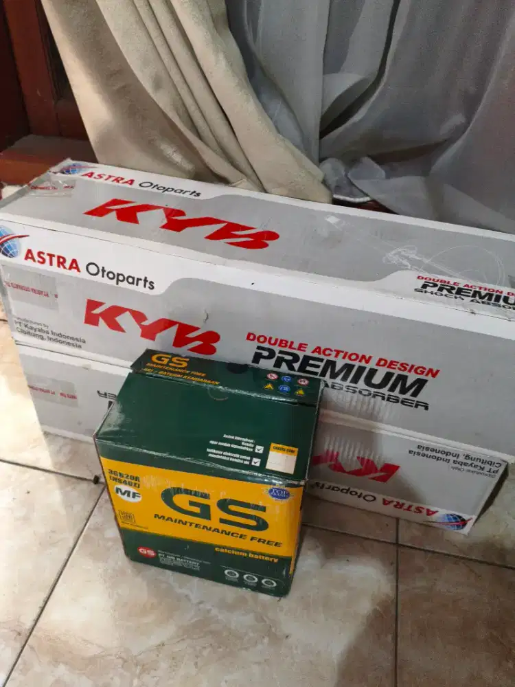 Shobraker avanza bagian depan dan aki mobil