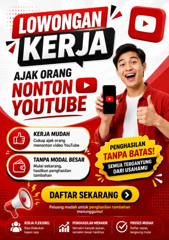 Lowongan Kerja Cari Penonton Youtube
