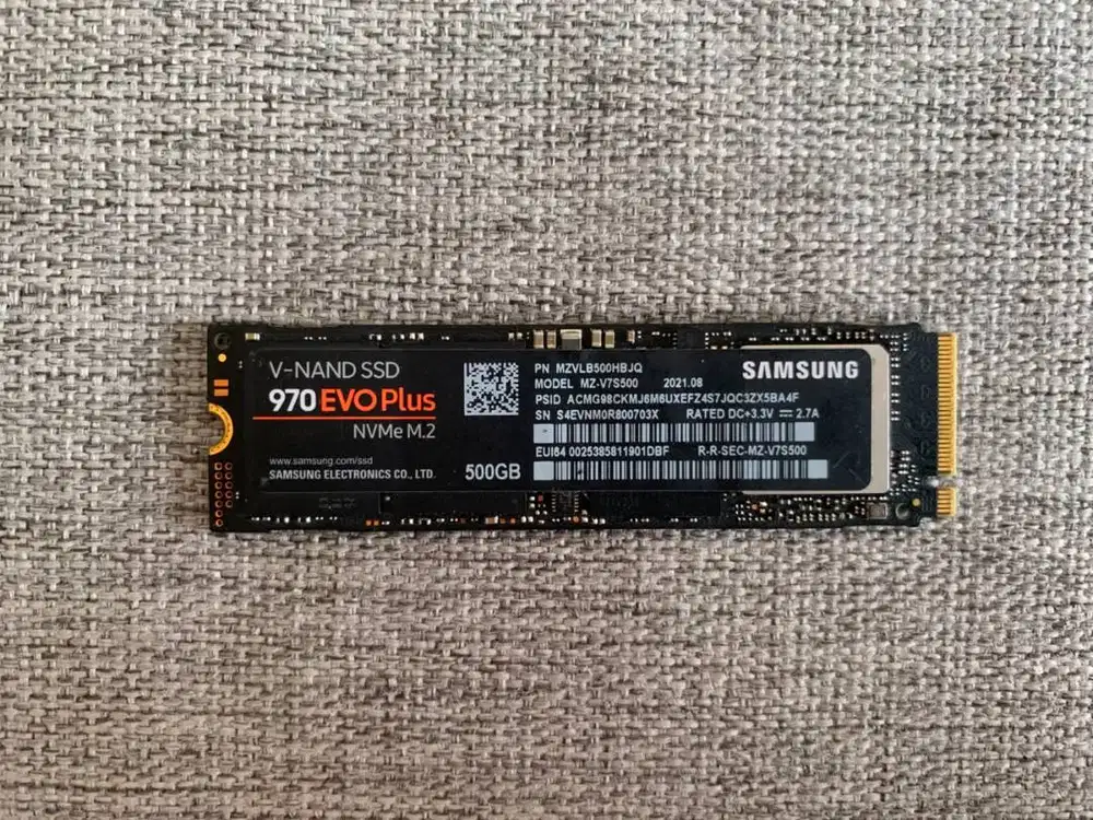 SSD NVMe SAMSUNG 970 EVO PLUS 500GB