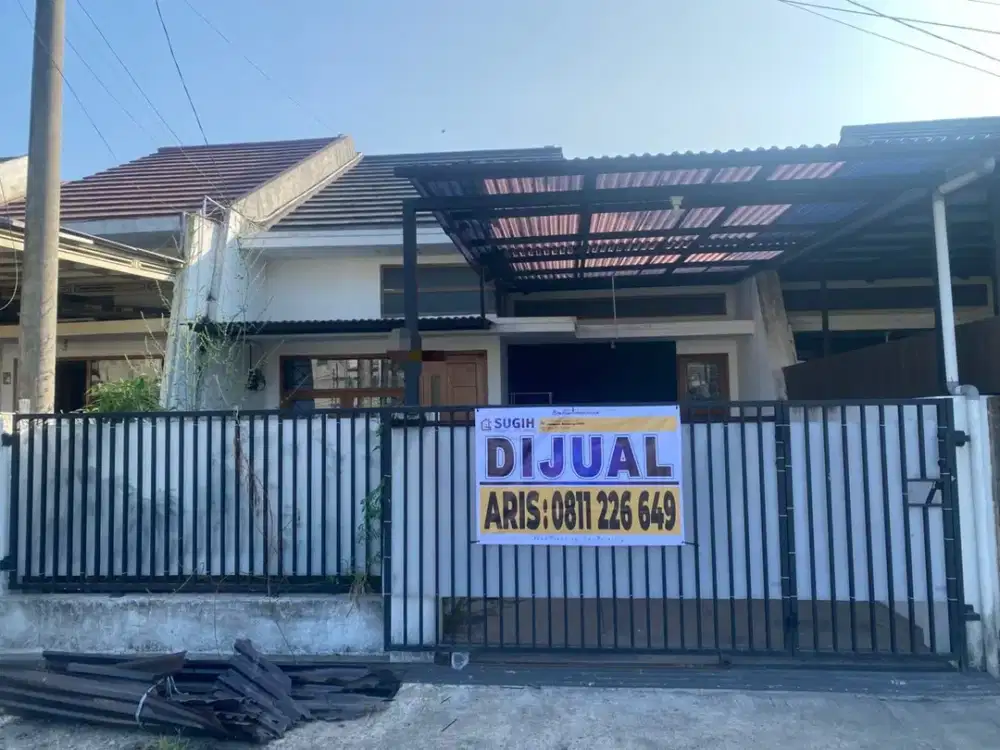 Rumah MURAH Cisaranten Kulon Arcamanik Bandung Halaman Depan Belakang
