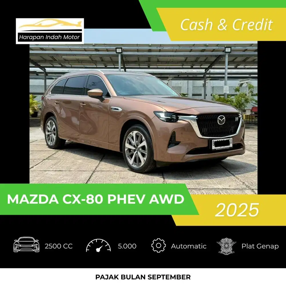 Mazda CX80 CX-80 AWD PHEV 2025 Low KM 6RB Antik