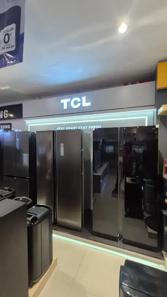 Ready stok kulkas side by sude tcl