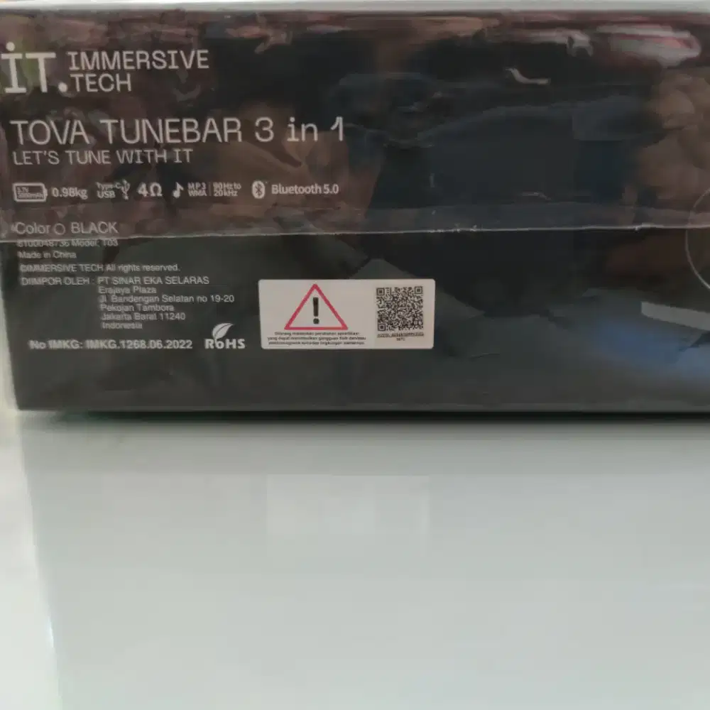 Speaker IT (immersive tech) TOVA TUNEBAR 3IN1