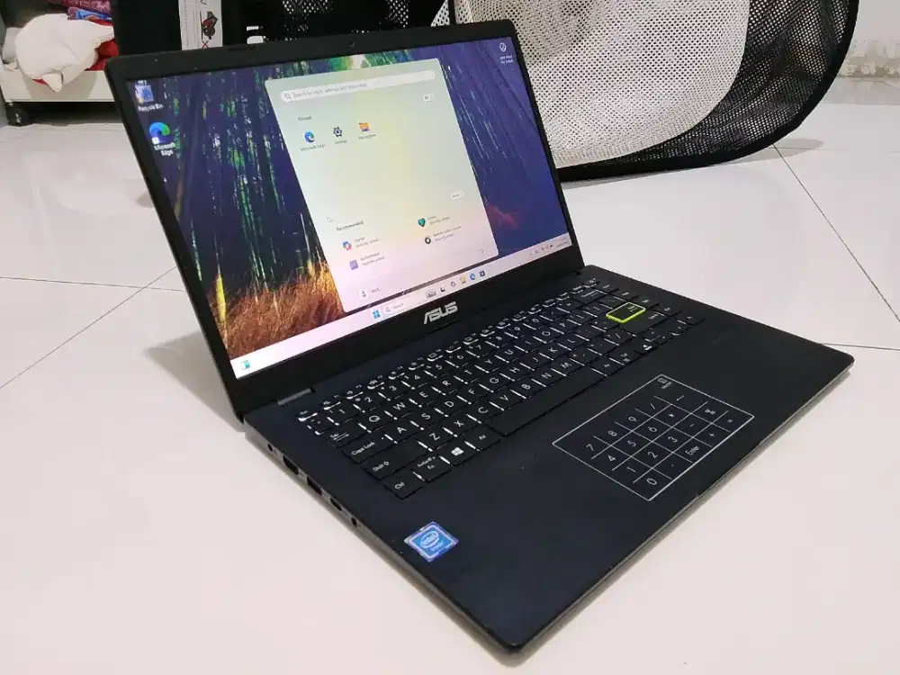 Laptop Seri Baru Asus E410ma Intel N4020 Ram 4Gb Ddr4 Ssd 128Gb Mulus