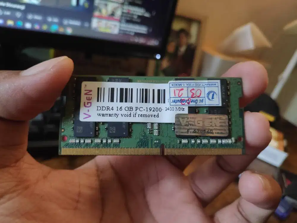 RAM 16 GB DDR4 2400MHz SoDIMM V-Gen - NORMAL