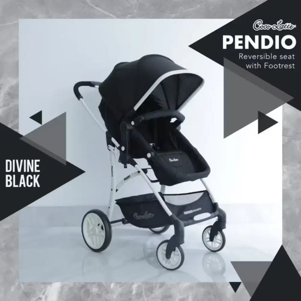 Stroller Cocolatte Pendio Divine Black - Like New Baru 2x Pakai