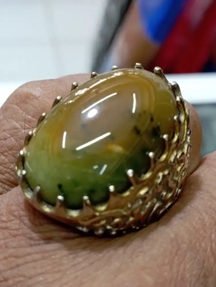 Di. Jual batu sungai dareh gading totol hijau