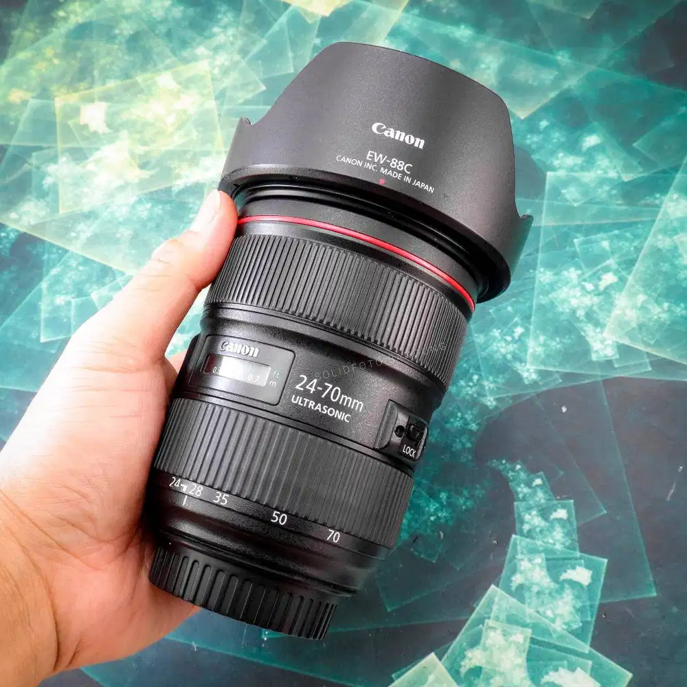 Canon 24-70mm F2.8 L Mark II USM. Mulus Sekali. Bonus filter