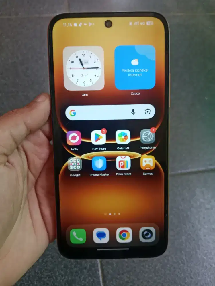 Infinix smart 20 ram 4+4/128 gb fullset nominus mulus garansi panjang