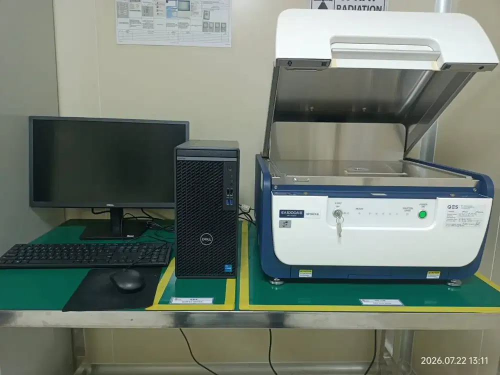 MESIN XRF ( Alat untuk pengecekan Zat Berbahaya )