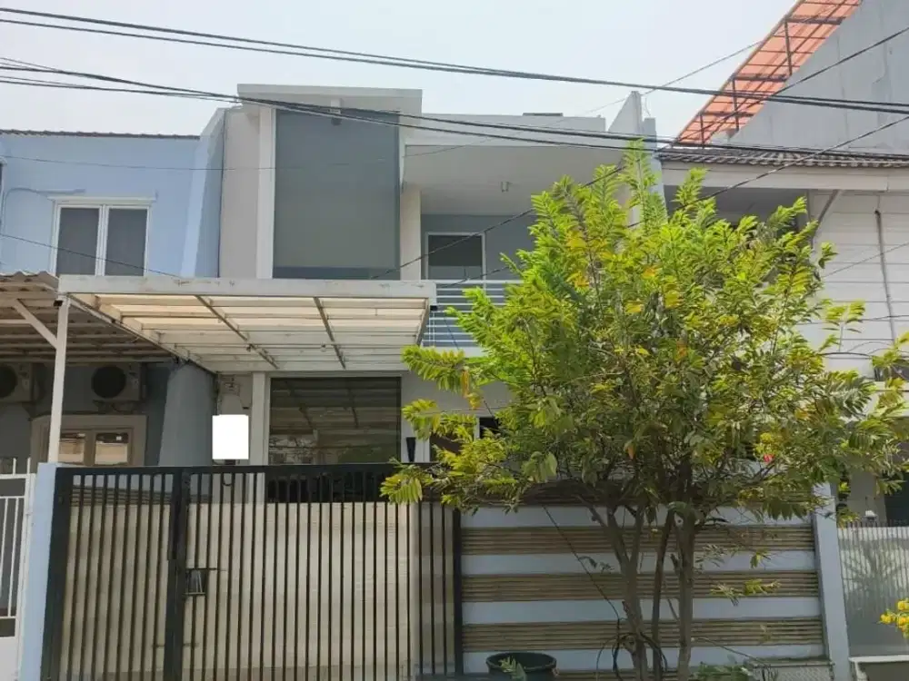 Ss.3871 - Murah !! Disewa Rumah Siap Huni 6x20 Minimalis Hadap Selatan Jalan 3 Mobil di Kelapa Puan