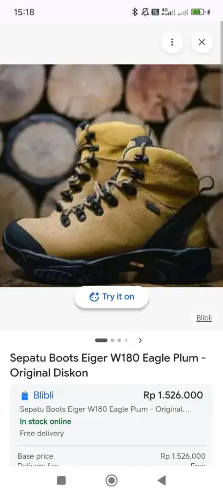 Sepatu kulit eiger