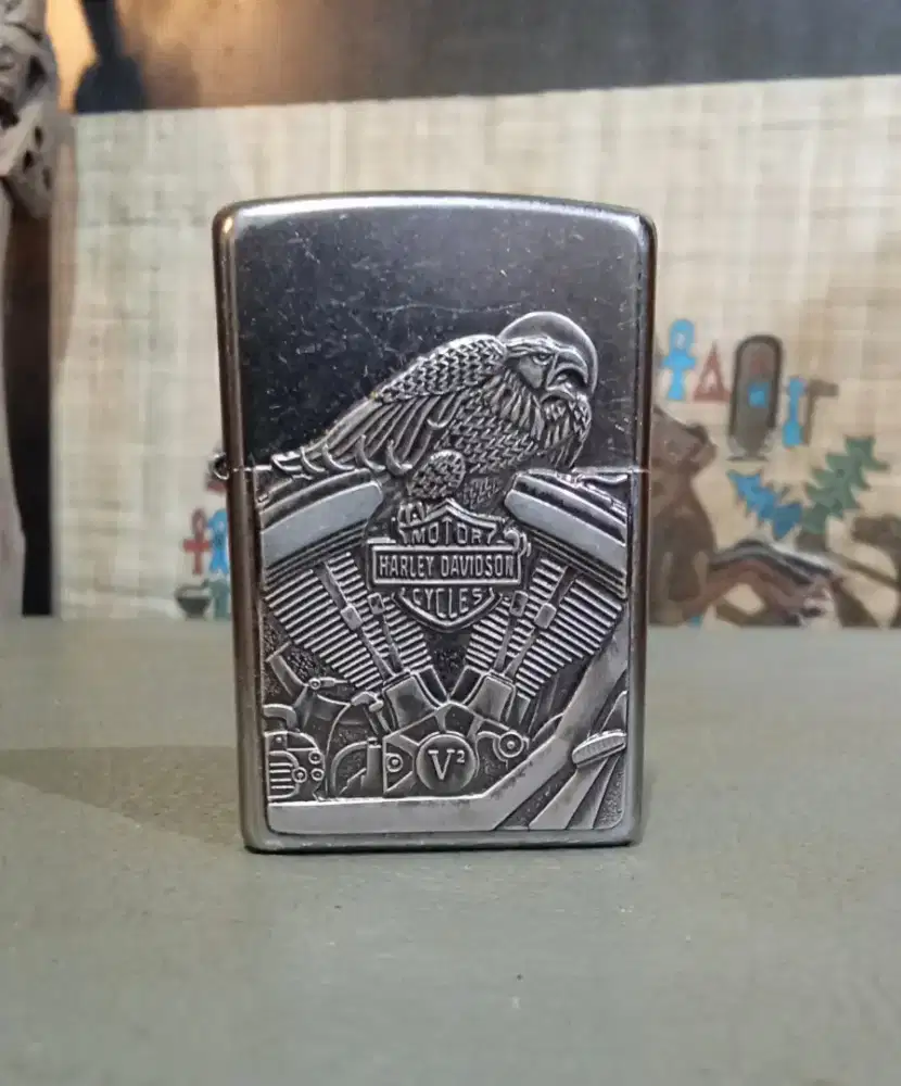 Zippo Perched Eagle V2 ( V2 Twin ) Emblem Design Original