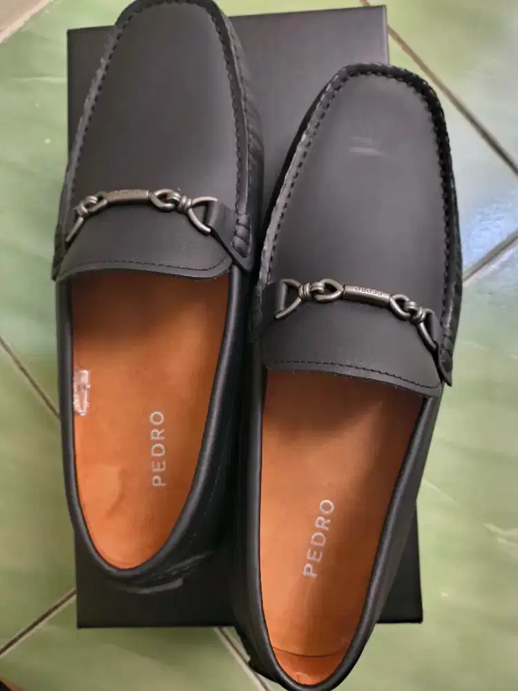 Sepatu Pedro Driving Kulit Horsebit