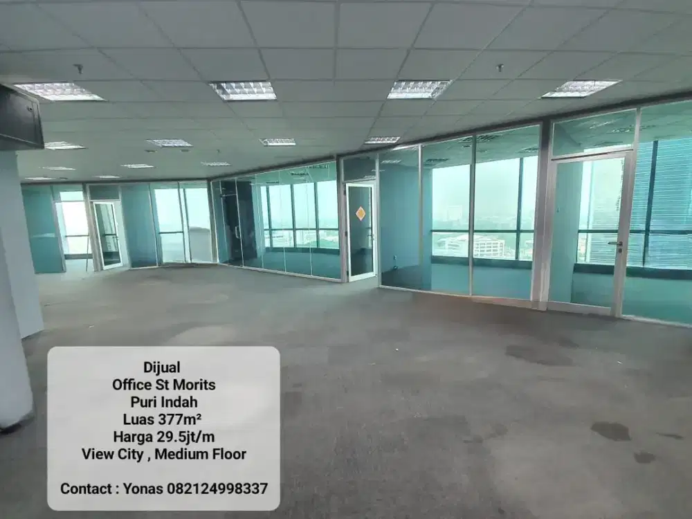 Dijual Office Space St Moritz Puri Indah Kembangan Jakarta Barat