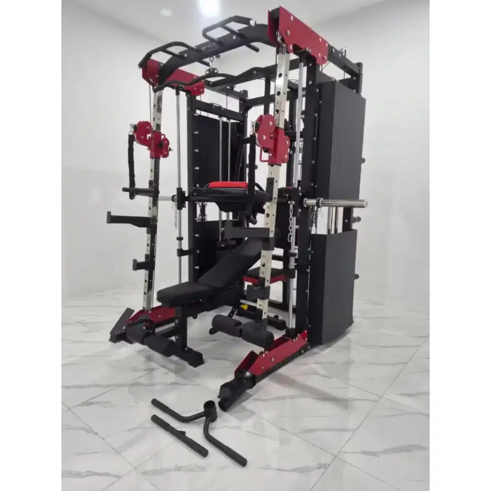 Alat Smith Machine Butterfly Power Rack Plus Bench Total TL 099