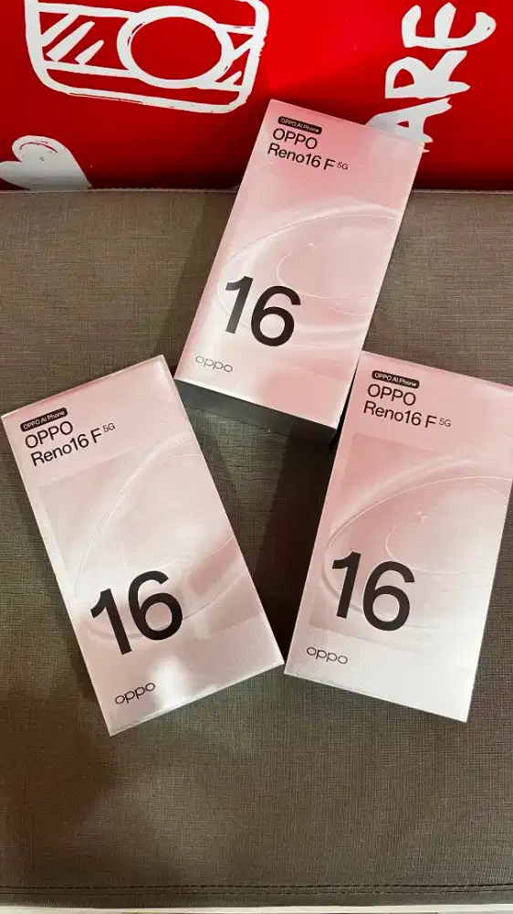 Oppo Reno 16F 5G Ram 8gb internal 256Gb ( Cicilan bisa KTP aja )