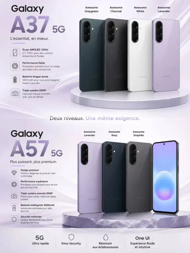 Samsung a37/a57 series
