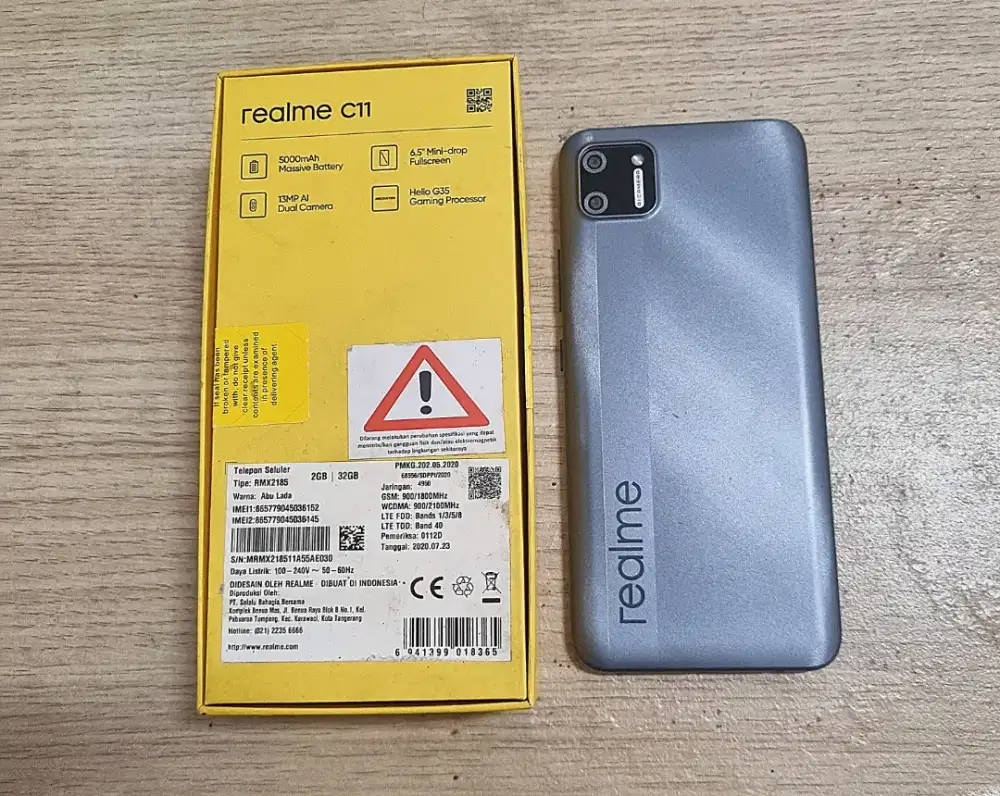 Dijual Hp Realme C11 Ram 2/32 Normal Semuanya Mulus