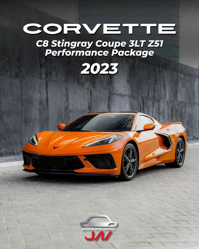 Corvette C8 Stingray Coupe 3LT Z51 Performance Package 2023