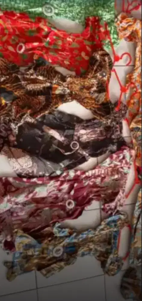 Baju batik anak anak perempuan berbagai macam ukuran/size