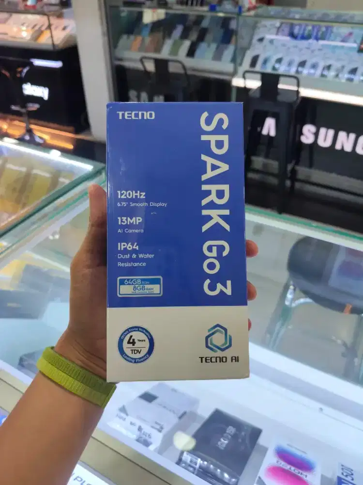 Tecno Spark Go 3 4/64 4/128 Baru