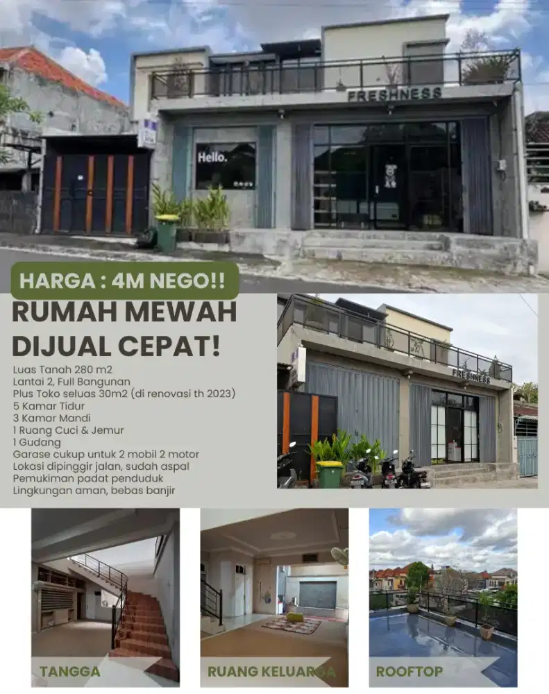 Dijual rumah NEGO sampai deal