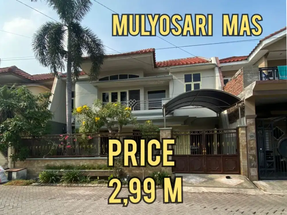 ‼BU. JUAL CEPAT (PINDAH KOTA)‼NEGO SAMPAI DEAL RUMAH FULL FURNISHED MULYOSARI MAS SUTOREJO BABATAN PANTAI DEKAT ITS, UNAIR UWK, MERR, Dsb