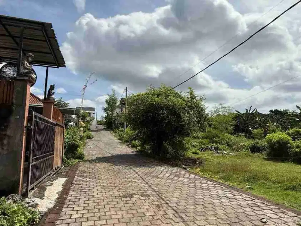 Jual Tanah Luas 400m/4are Zona Kuning Jl Melasti II Kutuh dekat Pantai Pandawa