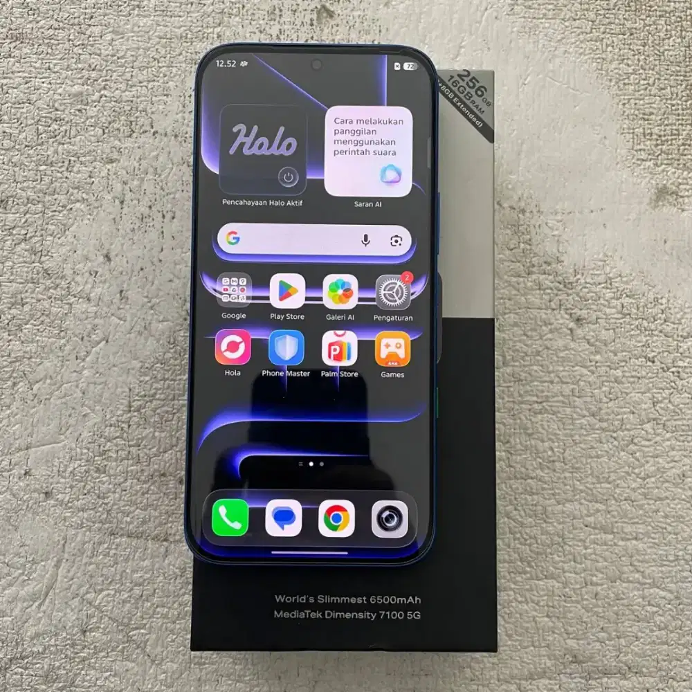 Infinix Note Edge 5G Warna Stellar Blue 8/256GB