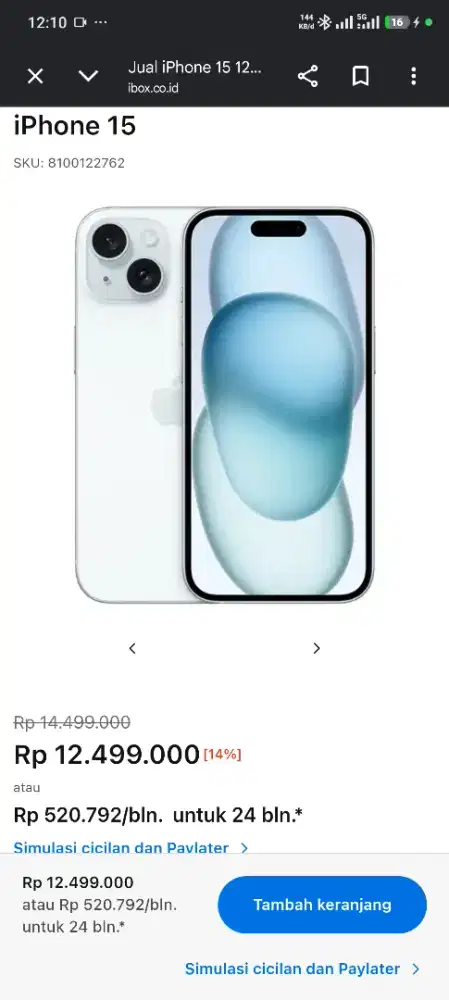 APPLE IPHONE SERIES BISA CICILAN PAKAI SPAYLATER