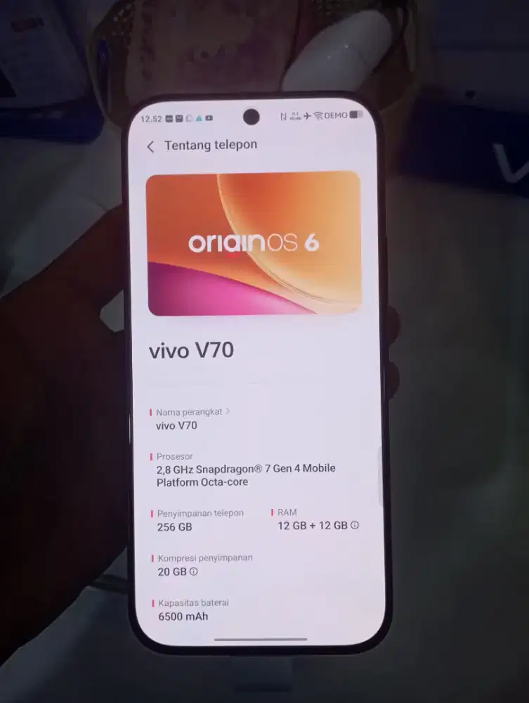 Vivo v70 5G Ram 12/256 GB Cicilan Tanpa DP