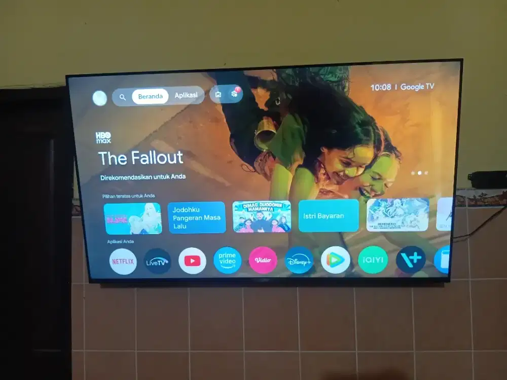 DIJUAL TV SHARP 55 INCH AQUOS 4K FRAMELESS Google TV Seri Baru