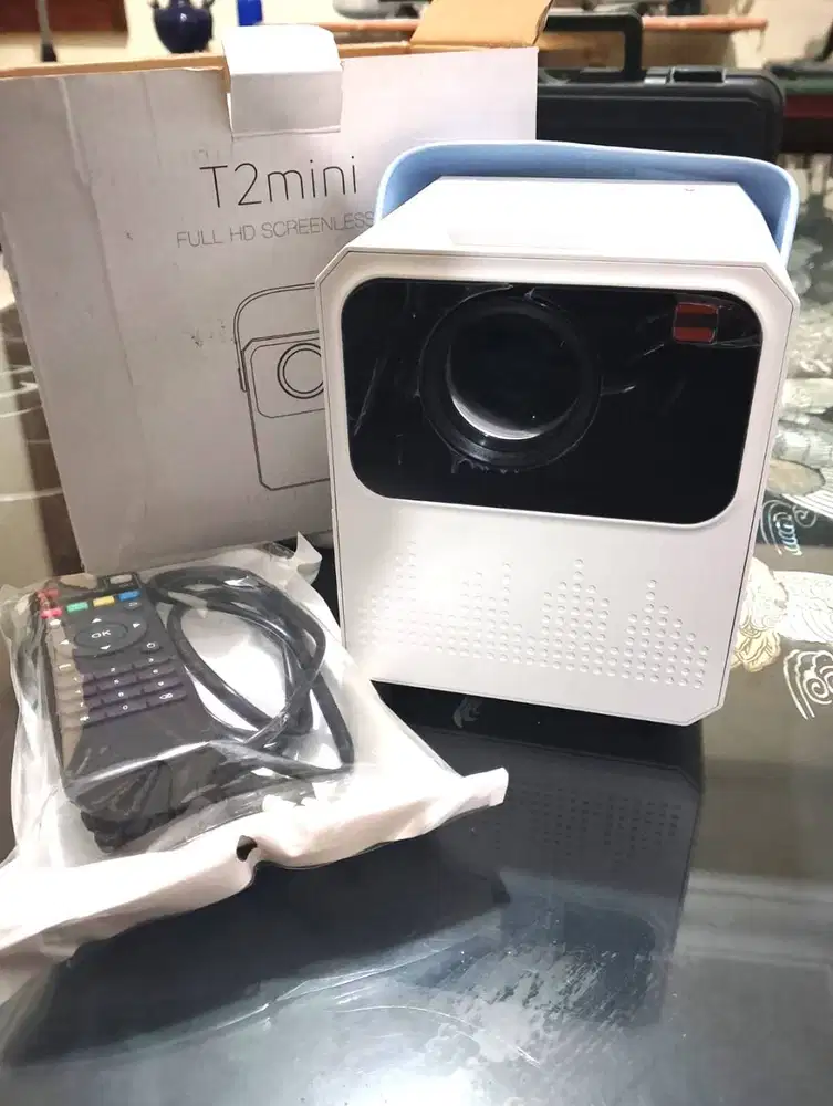 Proyektor Mini T2 Proyektor Android Smart Projector 6000 Lumen