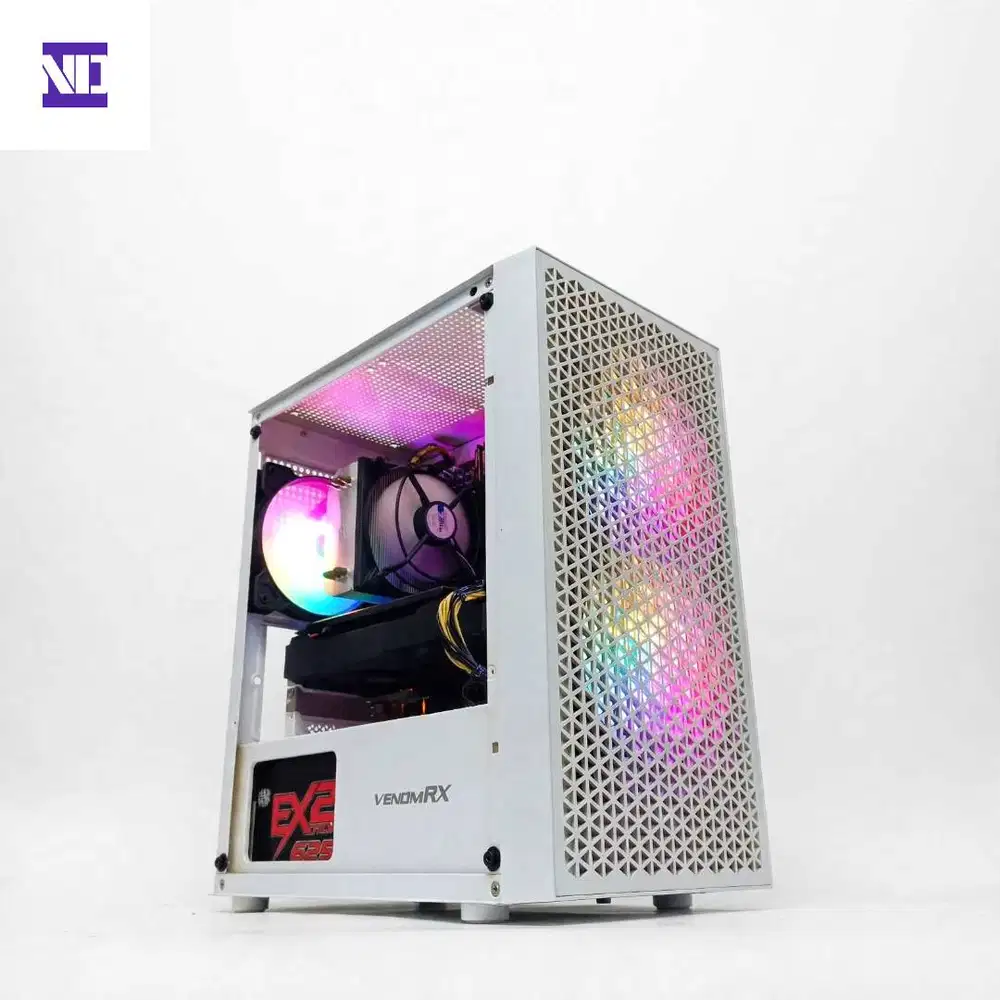 PC Gaming / CPU Rakitan Intel 4CORE 8THREADS VGA RX 570 RAM 8GB DDR4