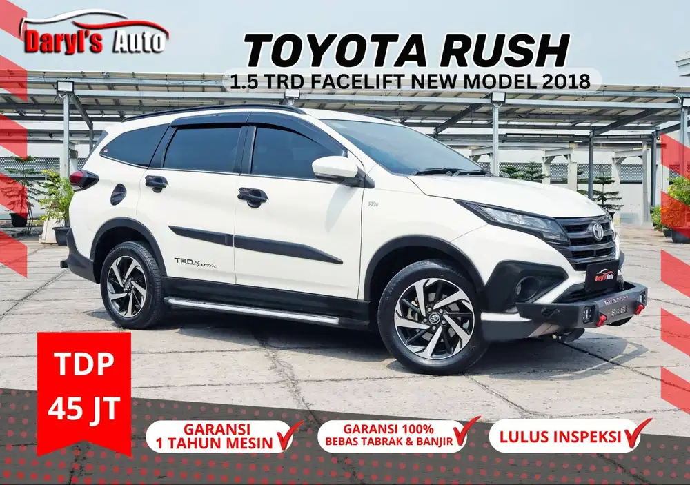 2018 Toyota Rush All New Rush 1.5 TRD AT Tdp 45jt