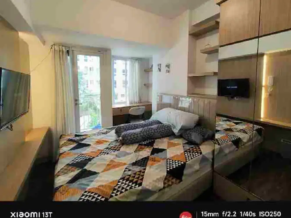 DIJUAL APARTEMEN TOKYO PIK2 TIPE STUDIO FULL FURNISH BAGUS LANTAI RENDAH VIEW TAMAN HARGA MURAH